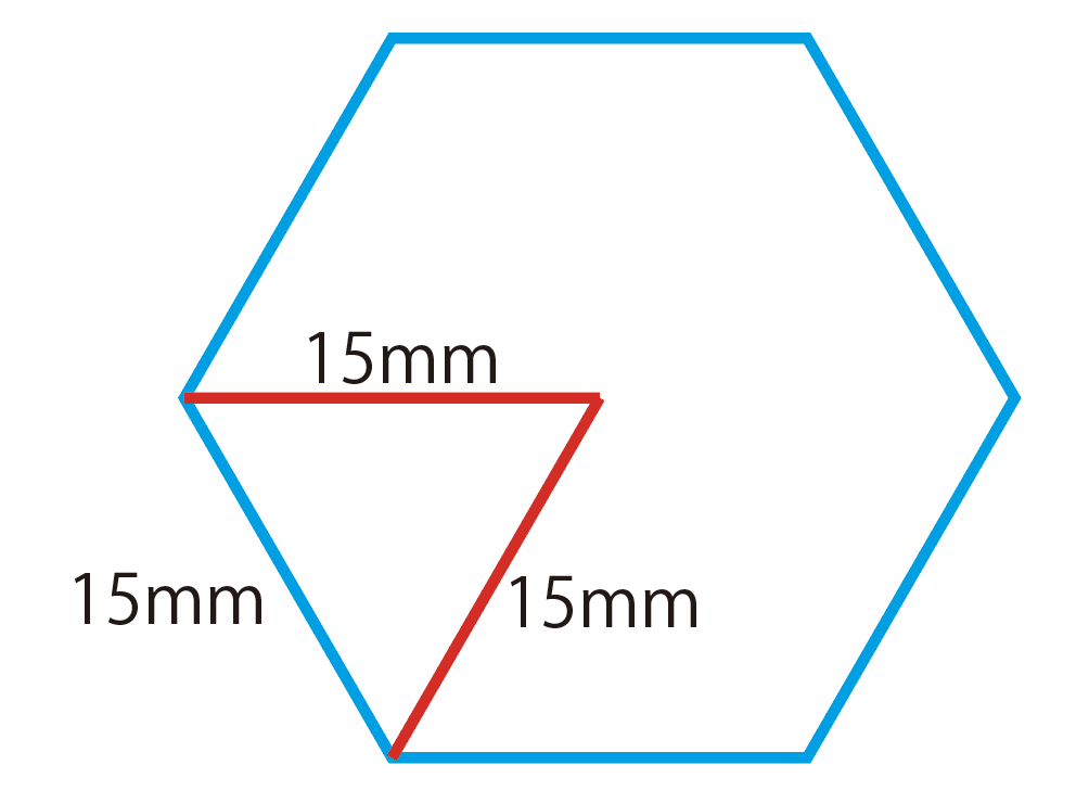 六角形の完成